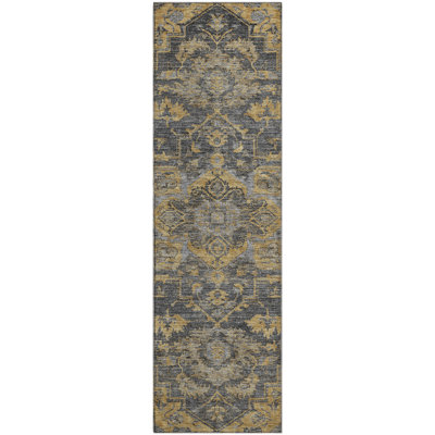 Premium Machine Washable Prisco Gray Rug