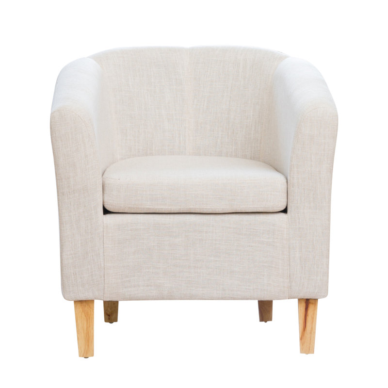 Viola Upholstered Accent Chair, Beige