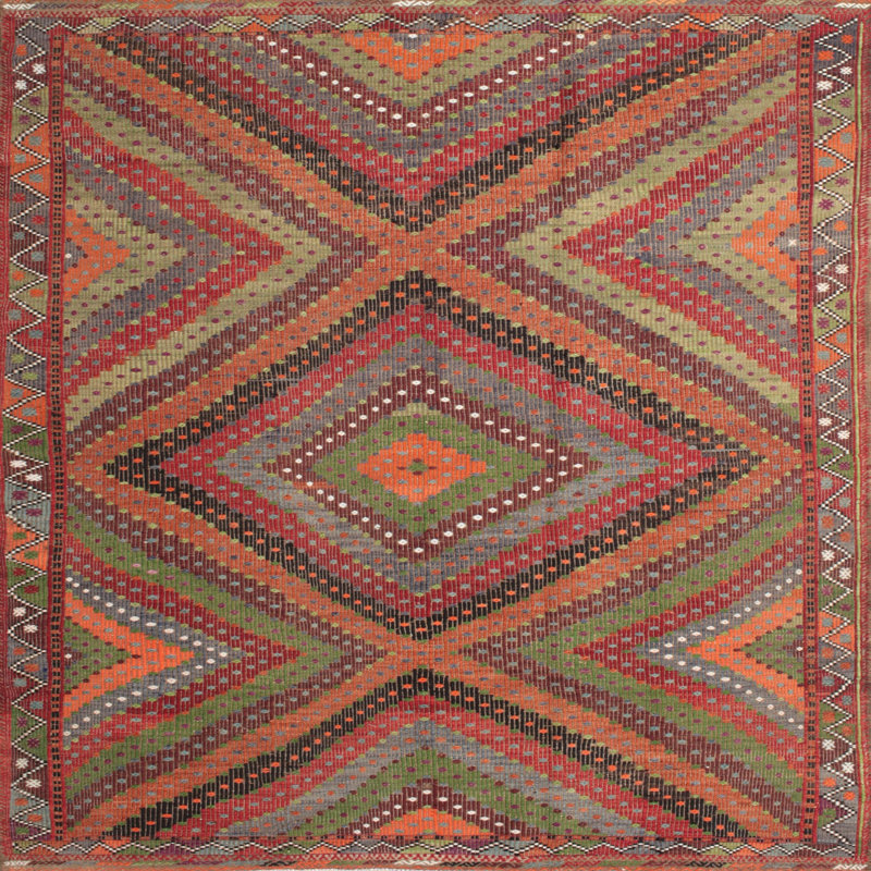 Alısan Oriental Rug, Square 7'