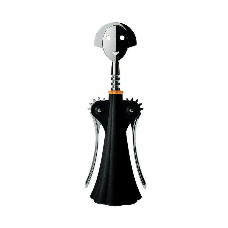 Anna G. Black Zinc Alloy and Resin Corkscrew