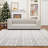 56.5" Rectangular Pet Sofa for Medium/Large Dogs, Wood Frame with Backrest & Armrests, Soft Cushion-1200662331