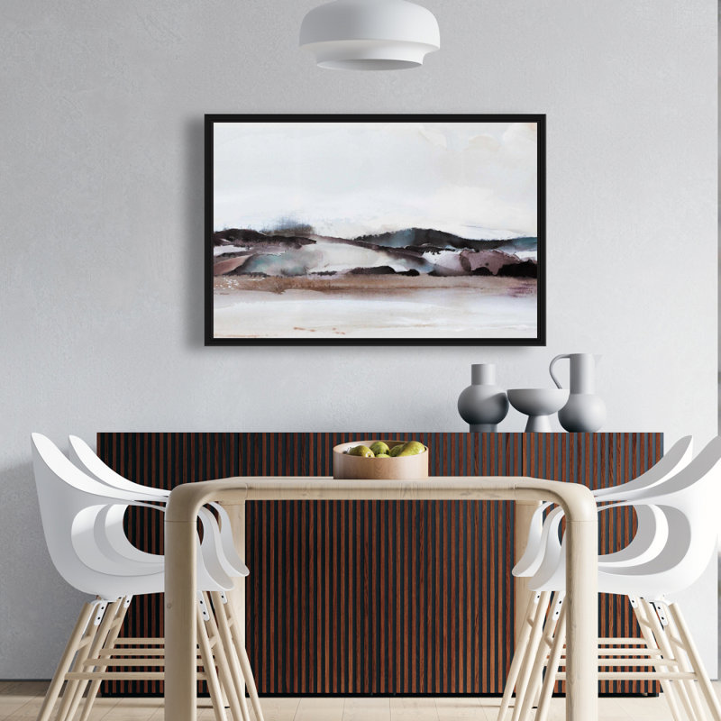 Watercolor Mountains, reproduction sur toile