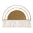 Arched Mirrored Wall Decor, Modern Bohemian Style, Crafted with Iron and Mirror - 24" x 0.59" x 17"