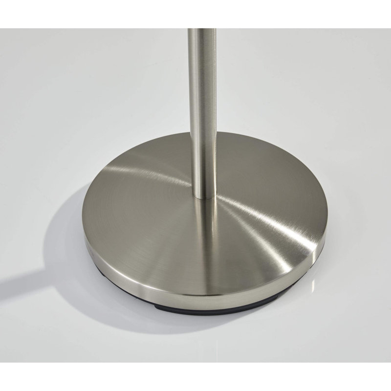Nauvoo 67" Brushed Steel Coat Tree Rack