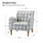 Arching Upholstered Armchair-1625562478