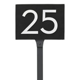 Floating 1-Line Lawn Address Sign