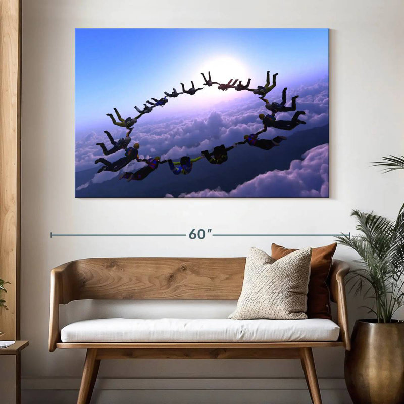 Sireci Extreme Skydiving, 34" H x 51" W