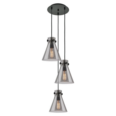 Luminaire suspendu 3 lumières Amrith