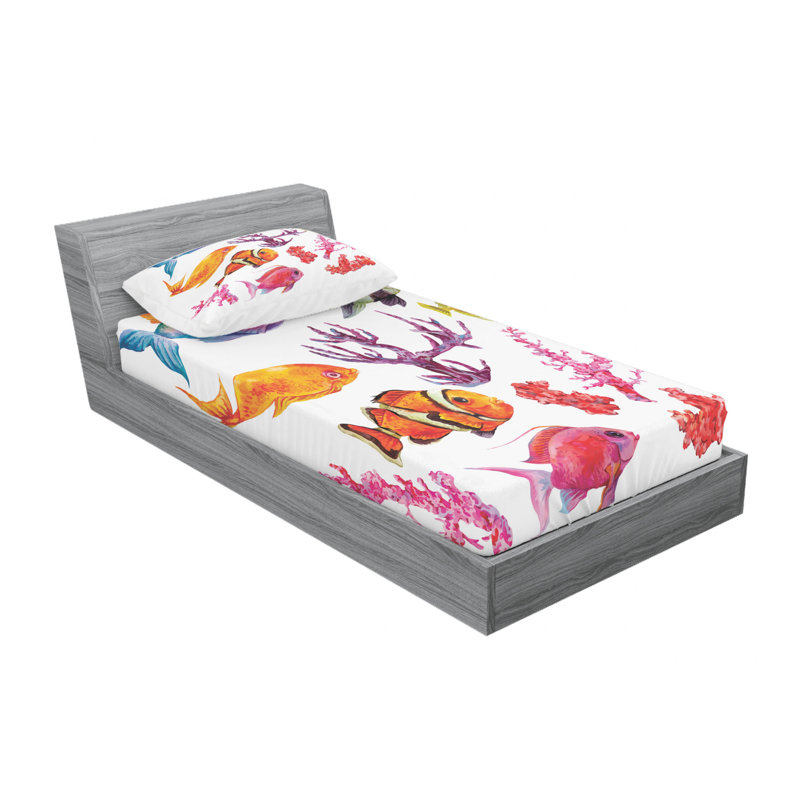 Microfiber Sheet Set, Twin XL Sheet Set with Fitted Sheet