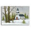 Art mural en verre épique «Not a Creature Is Stirring» par Tanya Nyp, 16 po x 12 po