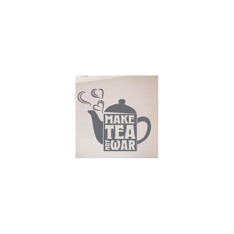 Non-Wall Damaging Wall Decal, Grey, Large