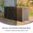 Edrosie Inc 80 Gallon Weatherproof Resin Outdoor Deck Box for Patio Storage-129391199