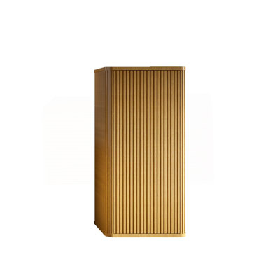 Armoire de rangement murale flottante en chêne naturel, armoire de rangement murale pour petits espaces, pré-assemblée