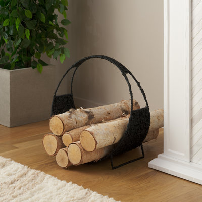 Blume 17.7'' W Wicker Log Rack