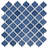 Hudson Tangier 12-3/8 " x 12-3/8 " Porcelain Arabesque Mosaic Wall & Floor Tile-2017749751