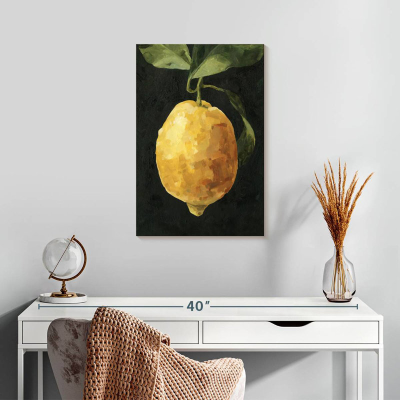 Yarlin Dark Lemon I, 24" H x 16" W