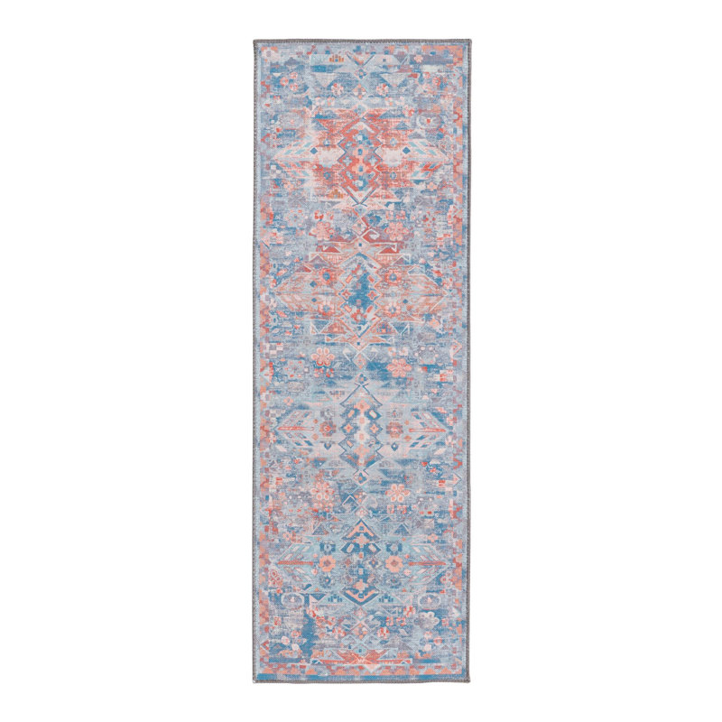 Mayzelle Chenille Oriental Indoor Rug, Runner 2' x 6'