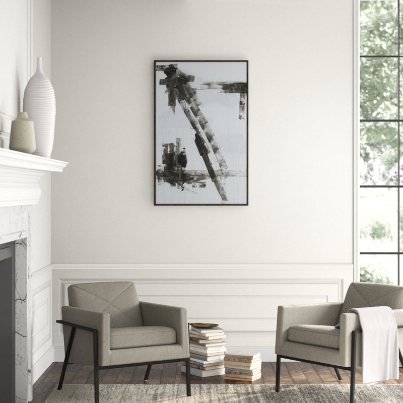 Trivial Release I Print by Giselle Kelly, 48.5" H x 31.5" W x 1.5" D, Glass Coat