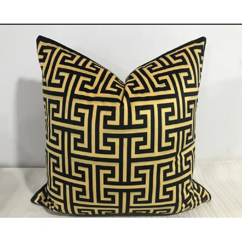 Housse de coussin en velours, Or