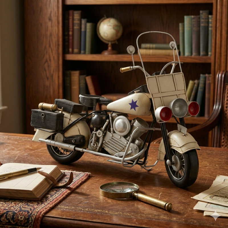 Motocycle de police décoratif