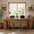 78.7 Inch Extra Long Solid Wood Executive Desk, Double Computer Desk