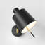 Edward Wall Switched, Matt Black / Matt Gold with Tapered Drum 155, Putty Fabric-987656163-987656165