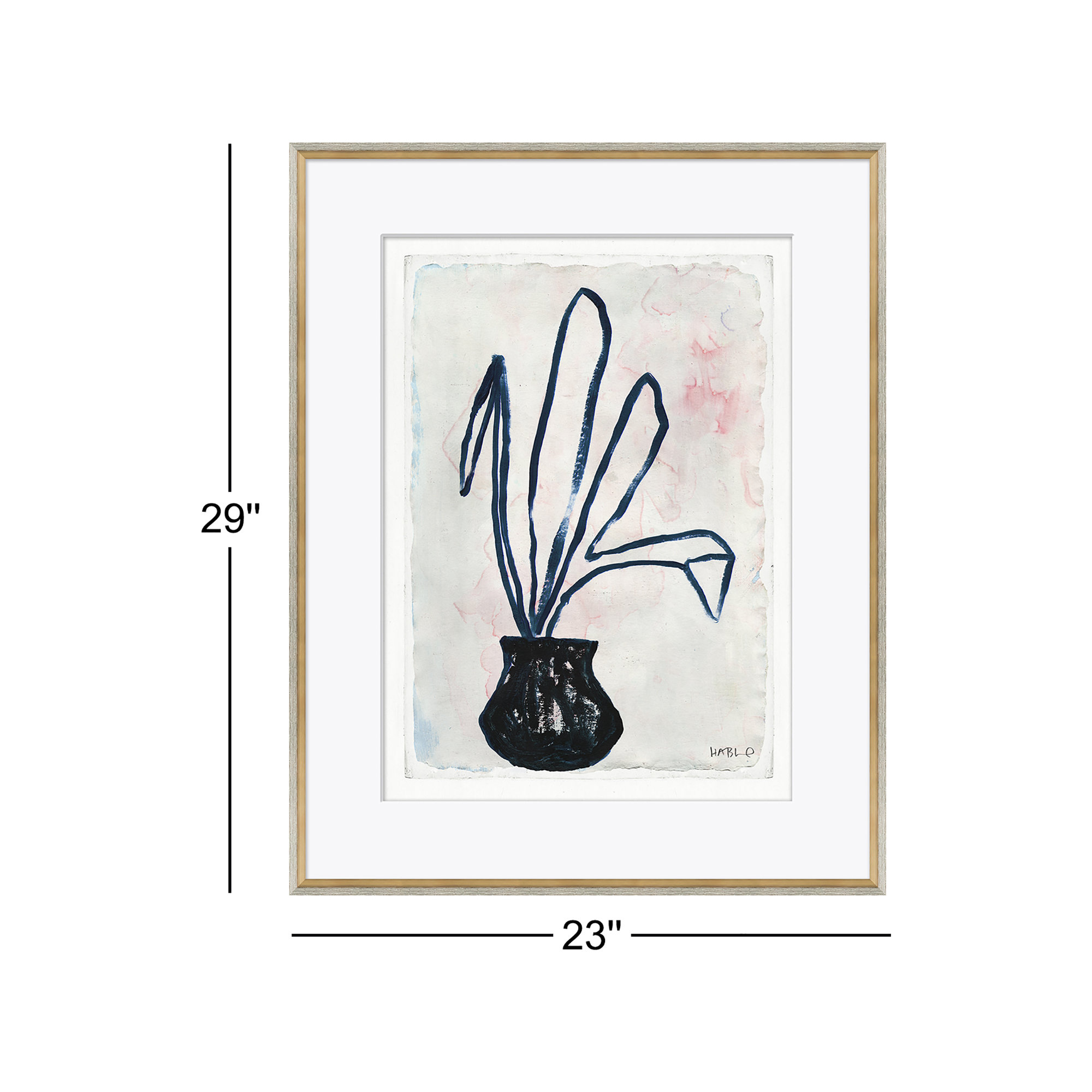 Potted Frond by Susan Hable