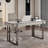 Modern minimalist rectangular office desk-107733269