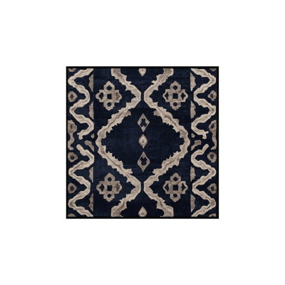 Tapis gris lavable à la machine