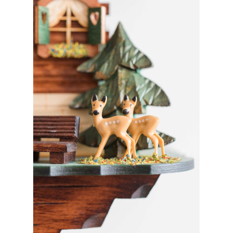 Solid + Manufactured Wood Cuckoo Wall Clock
