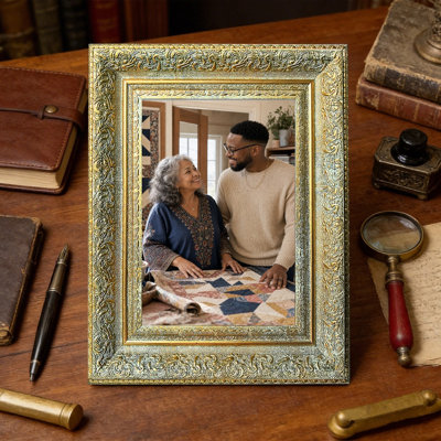 Antique Gold 3 PCS 8" x 10" Timeless Picture Frame with Classic Rectangular Shape