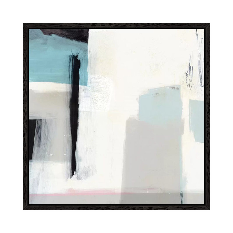 Underline I 1 Piece Painting on Canvas, 66.04 cm H x 66.04 cm W, Black Framed