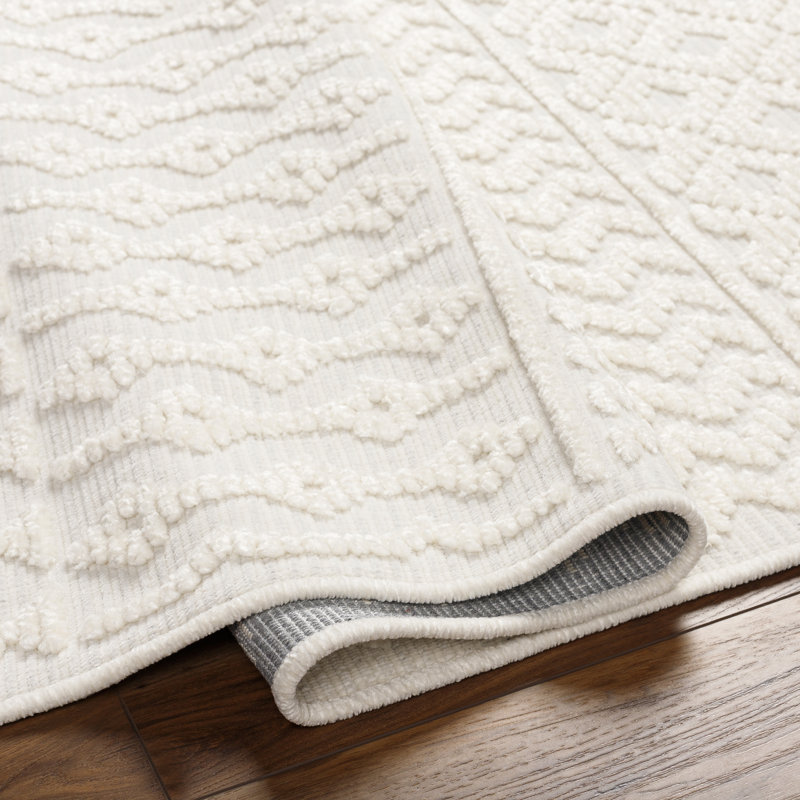Anestassia Washable Geometric Indoor Rug, Rectangle 5' x 7'2"