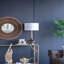 Lampe de table - avec base tambour en verre