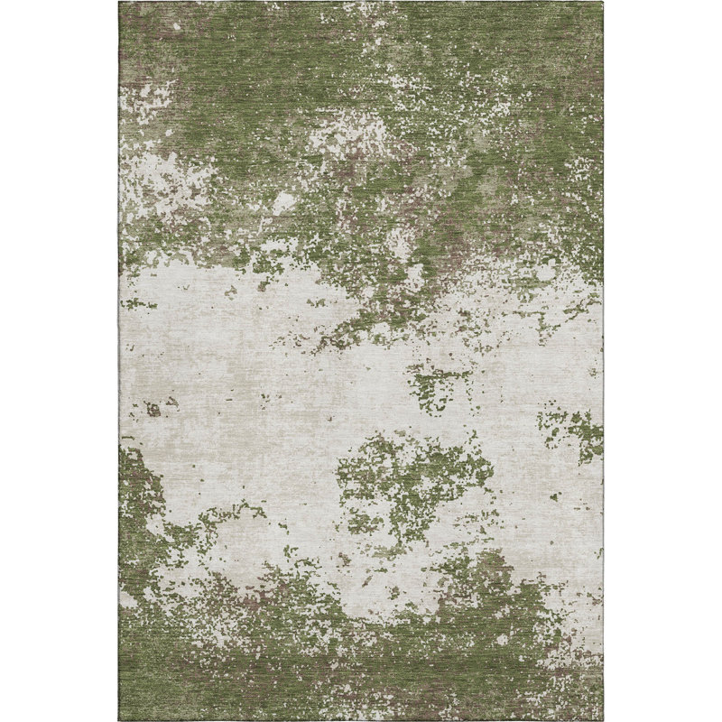 Premium Machine Washable Birchview AMF1027 Modern Rug, Rectangle 9' x 12'