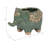 Stoneware Planter with Embossed Detailing and Sheep-Shaped Design