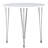 Round Metal Base Dining Table