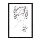 Iris Portrait - Picture Frame Print