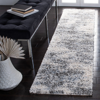 Tapis ivoire / gris / bleu Thiokk