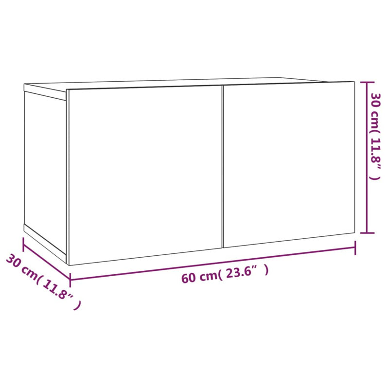 Unfinished TV Stand for TVs up to 43", Grey