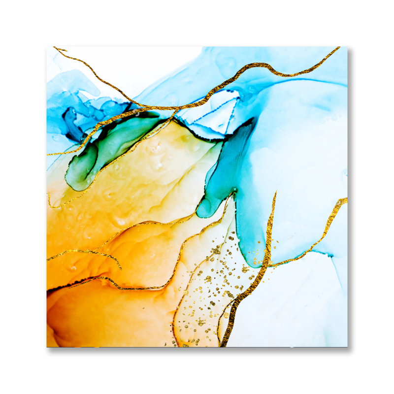 Radiant Print, 46" H x 46" W, Metal