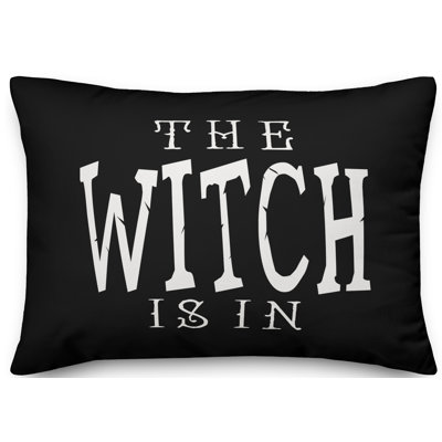  the Witch is In Lumbar Pillow