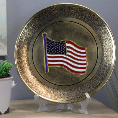 Alcide Metal Decorative Plate 1