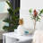 White And Gold Porcelain Pineapple Table Decor Sculpture
