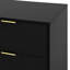 Black 9 Drawer Dresser