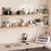 Miami 60" W x 8" D Floating Shelves Set with Invisible Wall Mount Brackets