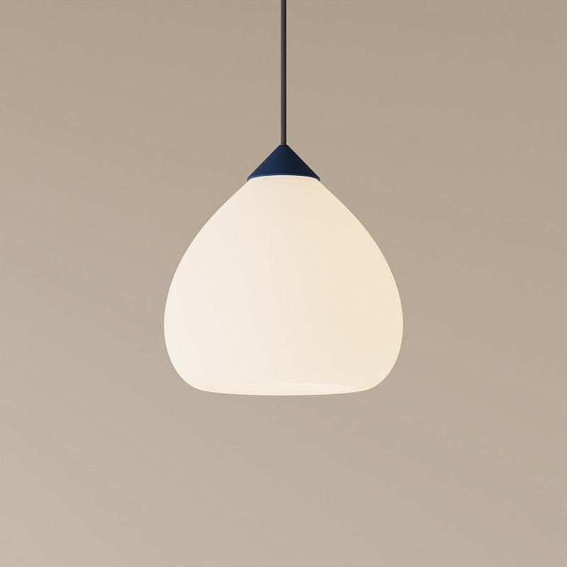Gulp Pendant Light, 14.6" H x 9.45" W x 9.84" D, Black, Midnight