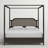 Elyse Metal Canopy Bed-249550341