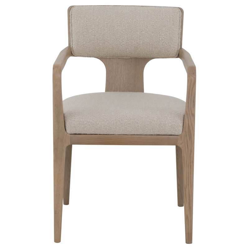 Chaise avec accoudoirs en cuir Everett, 1111 - brun, Gris anthracite