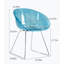 Chaise d'appoint de 19,83 po de largeur
